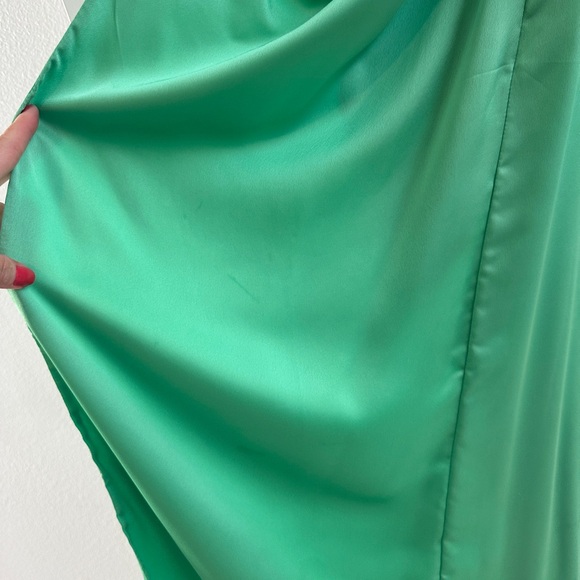 Show me your mumu Adele halter green gown dress formal wedding event party S - Picture 12 of 16